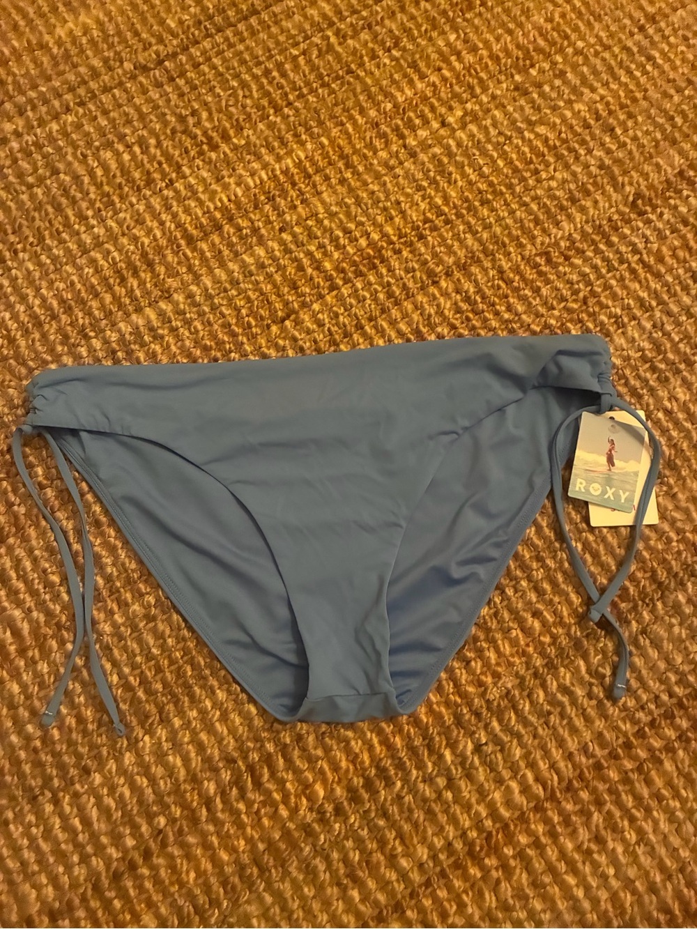 Women's Roxy Sd Beach Classics Hipster Bikini Bottoms Blue XL NWT